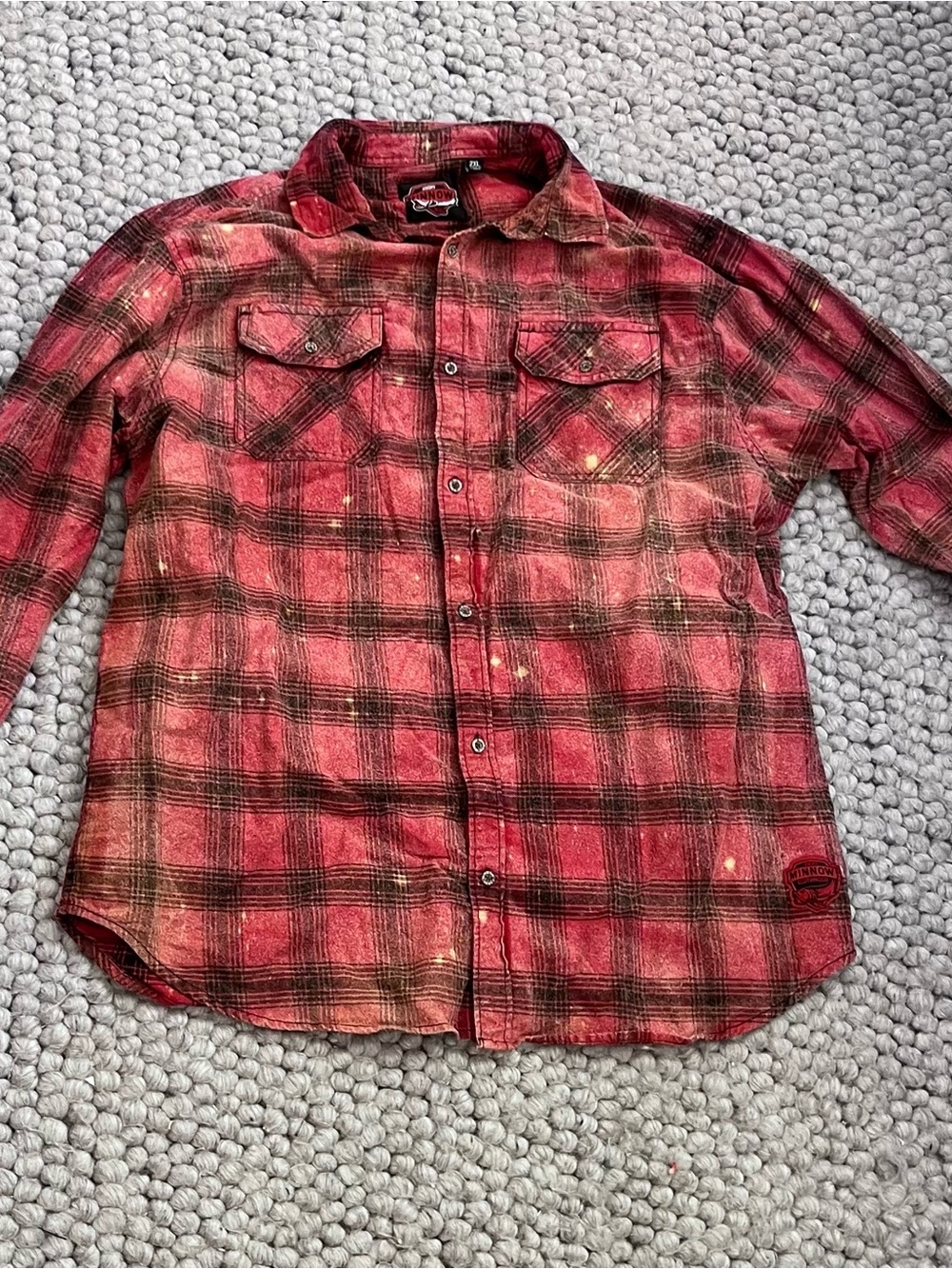 Angry Minnow Clothing Company Reindeer Flannel 2XL